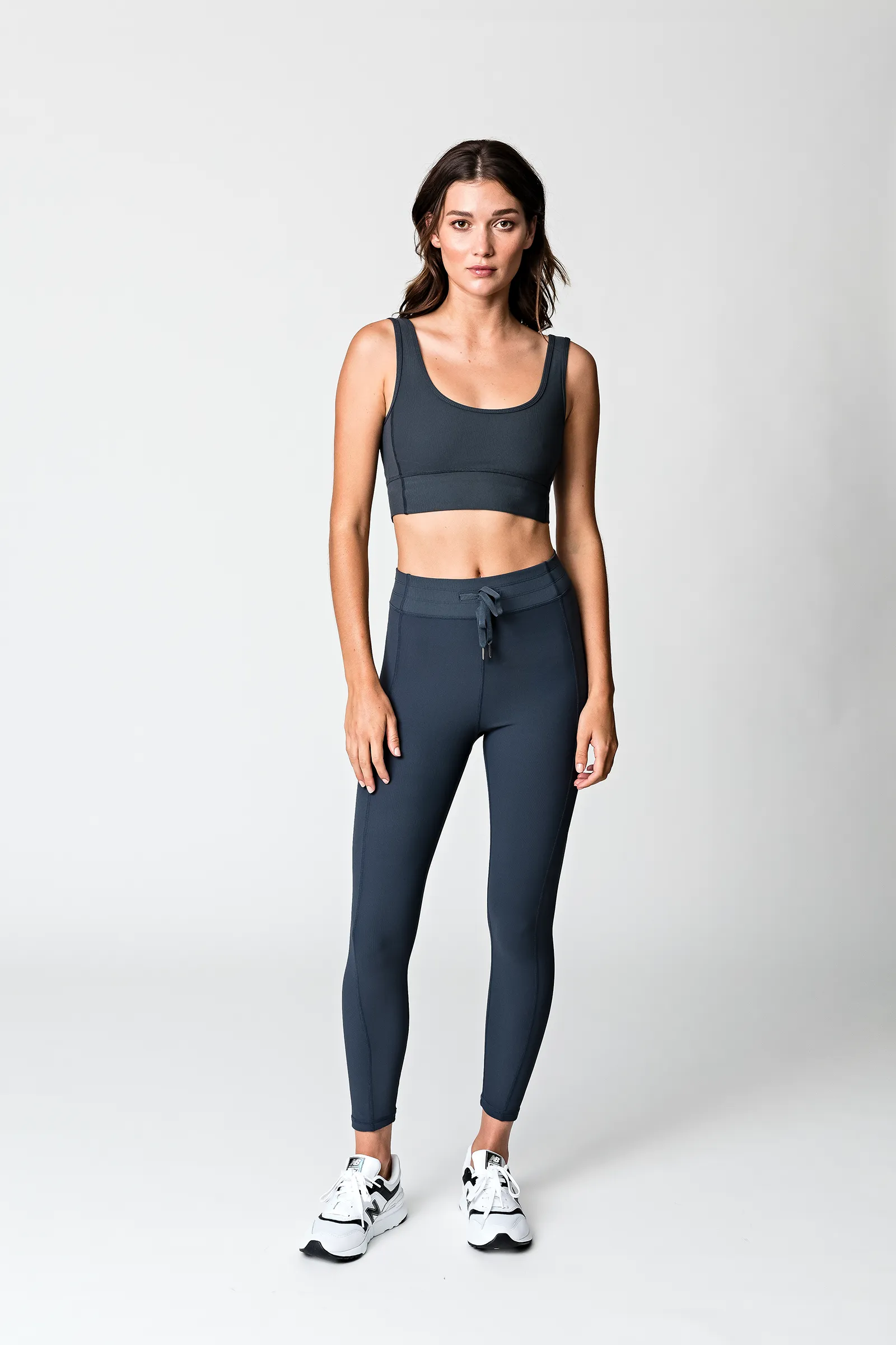 7/8 Mini Rib Luna Legging - Ink
