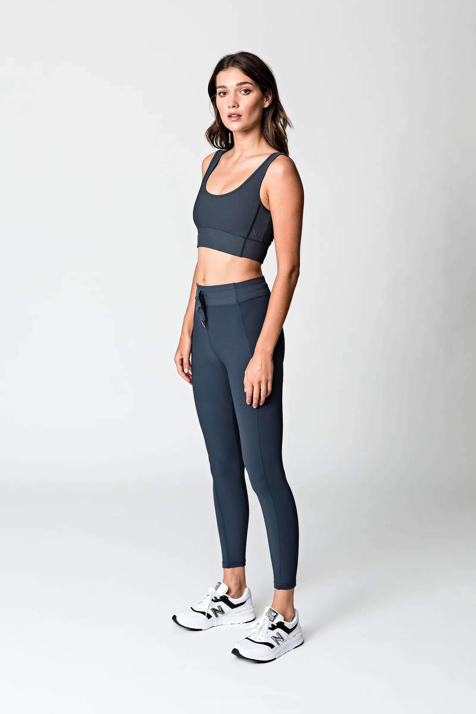 7/8 Mini Rib Luna Legging - Ink