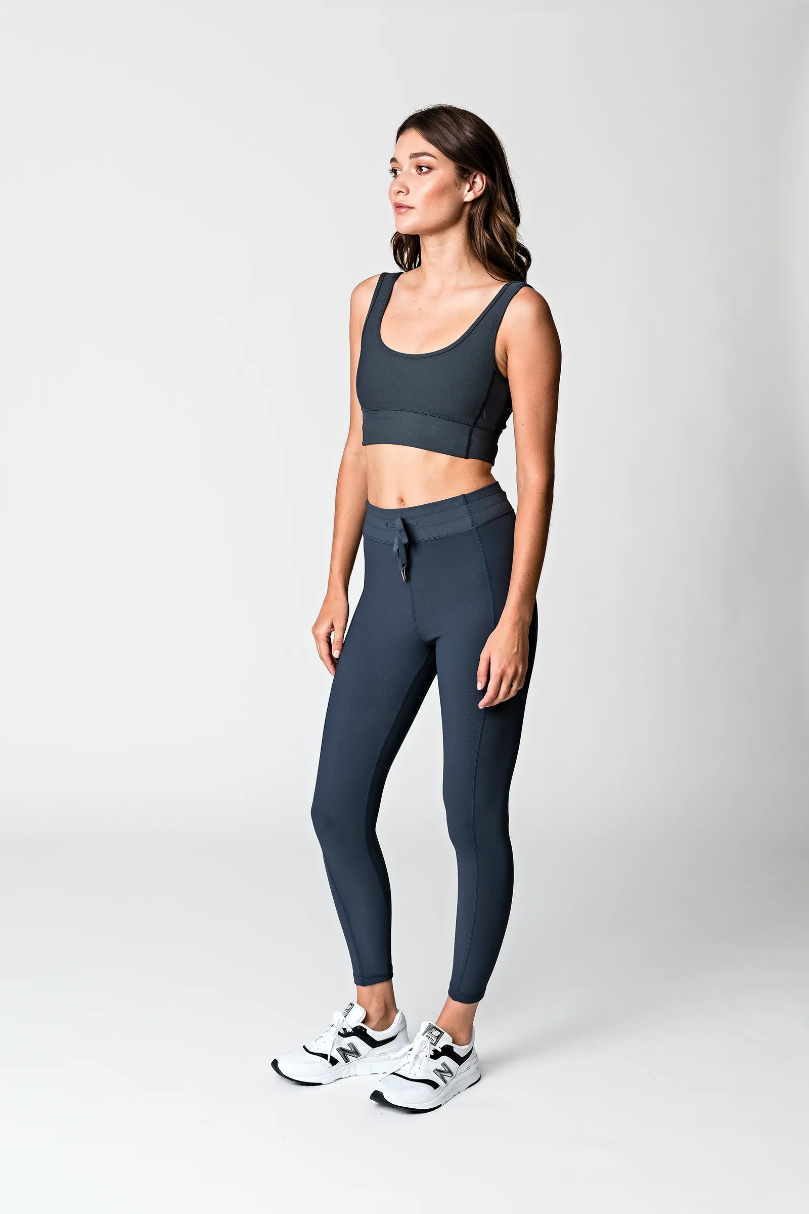 7/8 Mini Rib Luna Legging - Ink