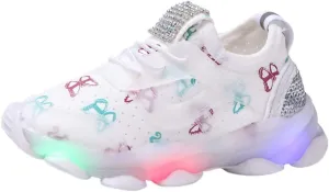 Baby Boys Girls Light Up Flash Breathable Sports Sneakers Toddler Infant Unisex Platform Chunky Outdoor Sport Shoes