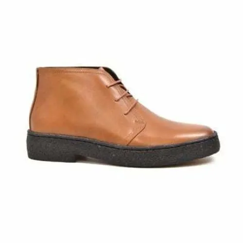British Walkers Playboy Original High Top Men's Cognac Leather