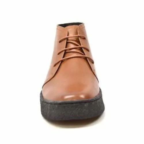 British Walkers Playboy Original High Top Men's Cognac Leather