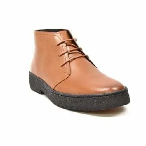 British Walkers Playboy Original High Top Men's Cognac Leather