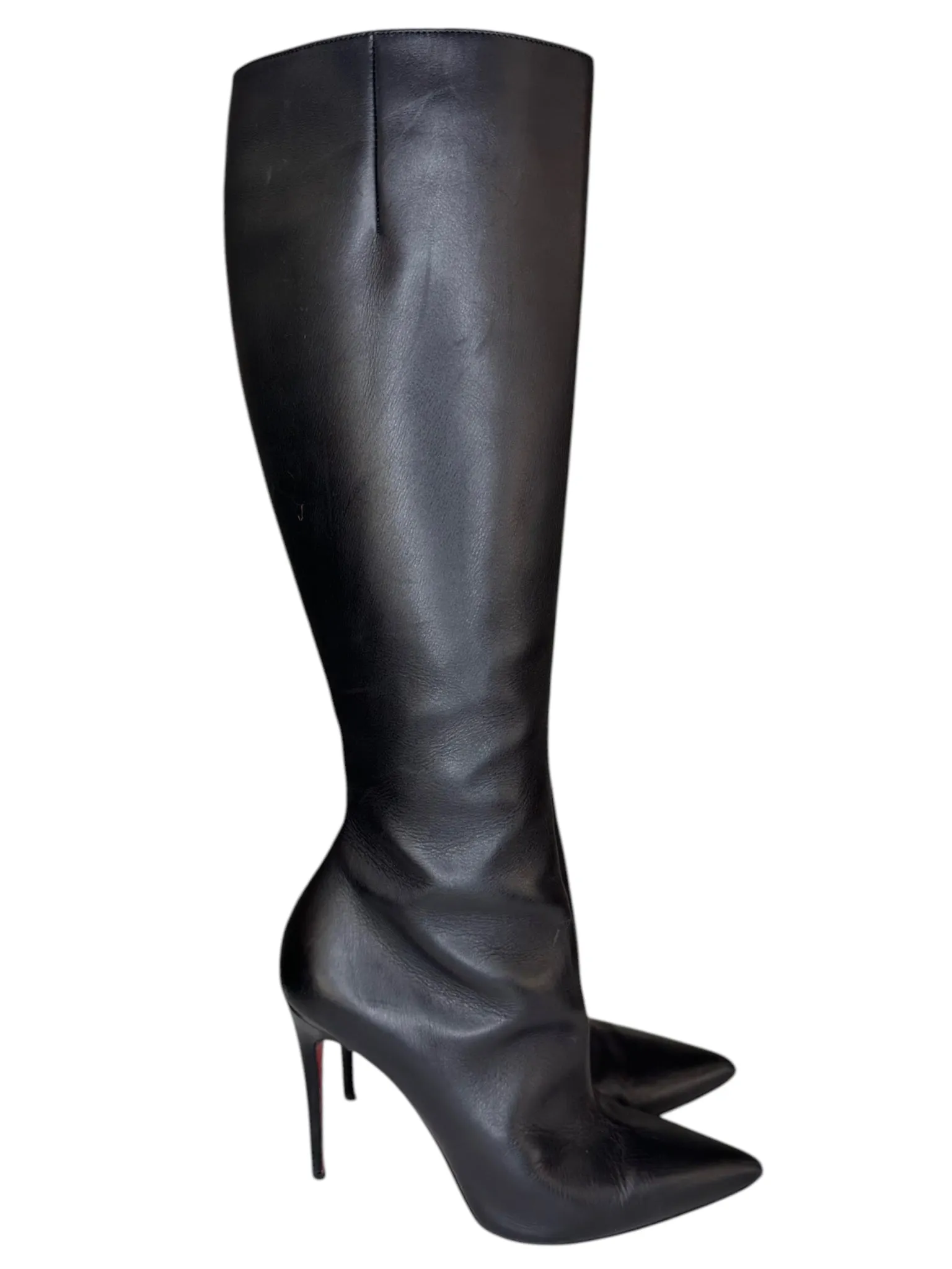 Christian Louboutin Black Leather Kate Botta Size 37.5