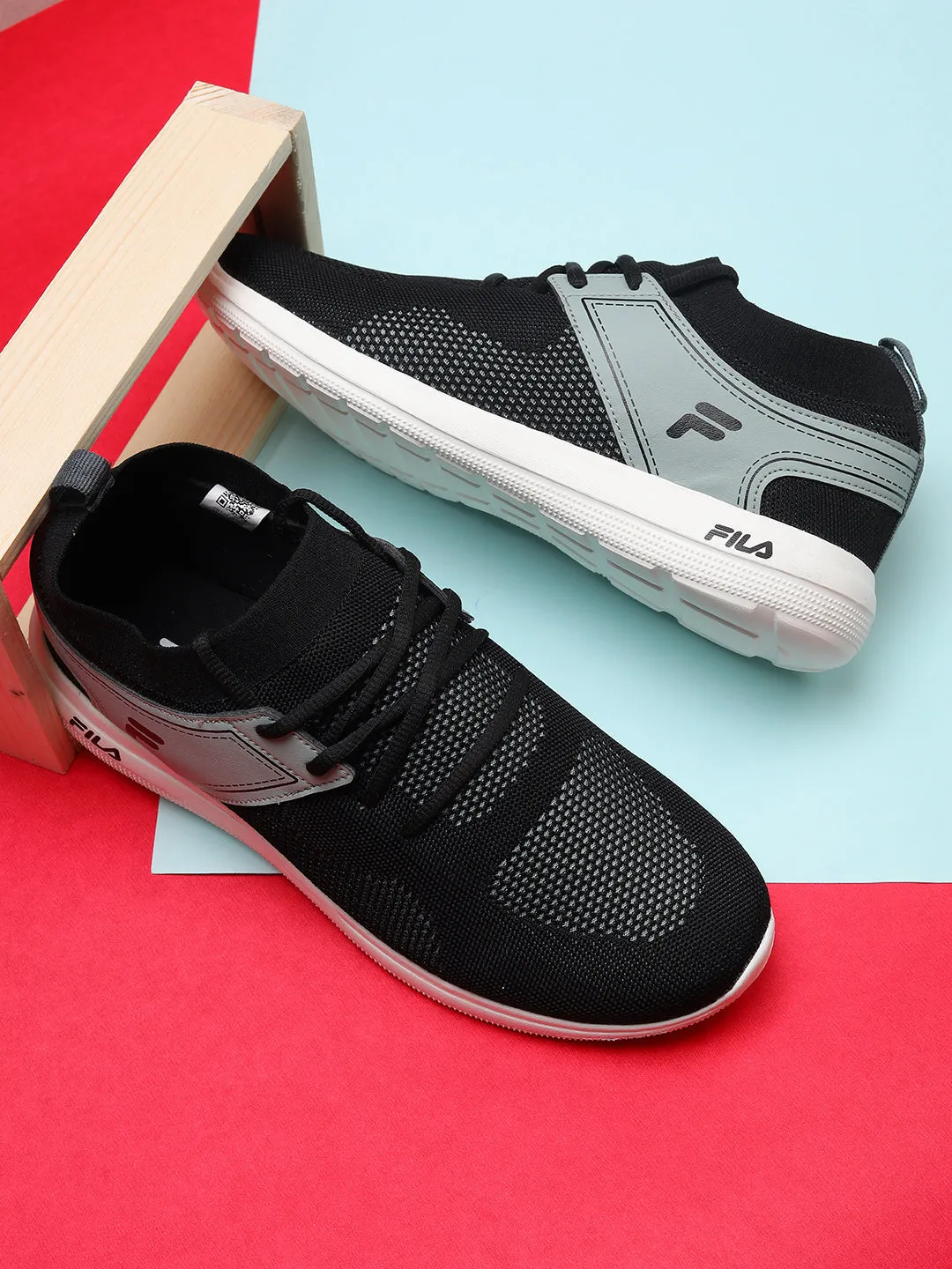 Fila Black Biloma Men's Running Shoes