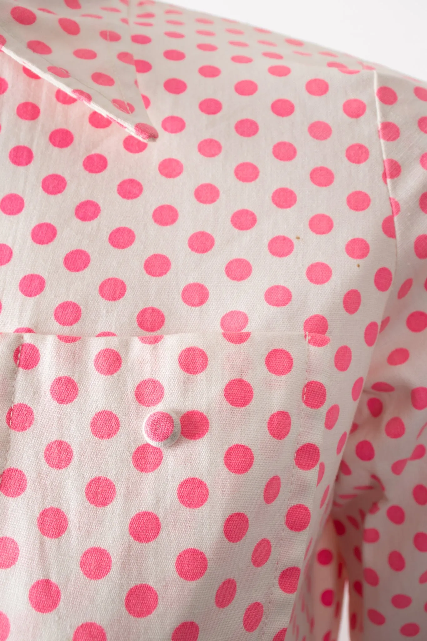 Flowerpot Appliqué Dot Shirt & Skirt Set