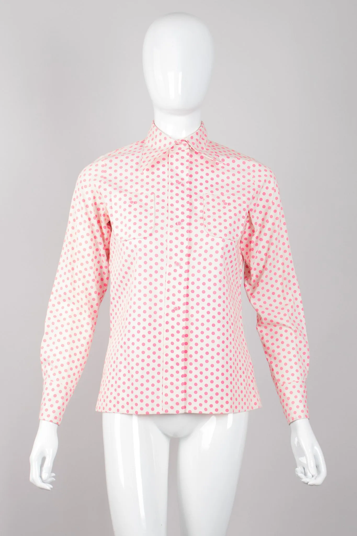 Flowerpot Appliqué Dot Shirt & Skirt Set
