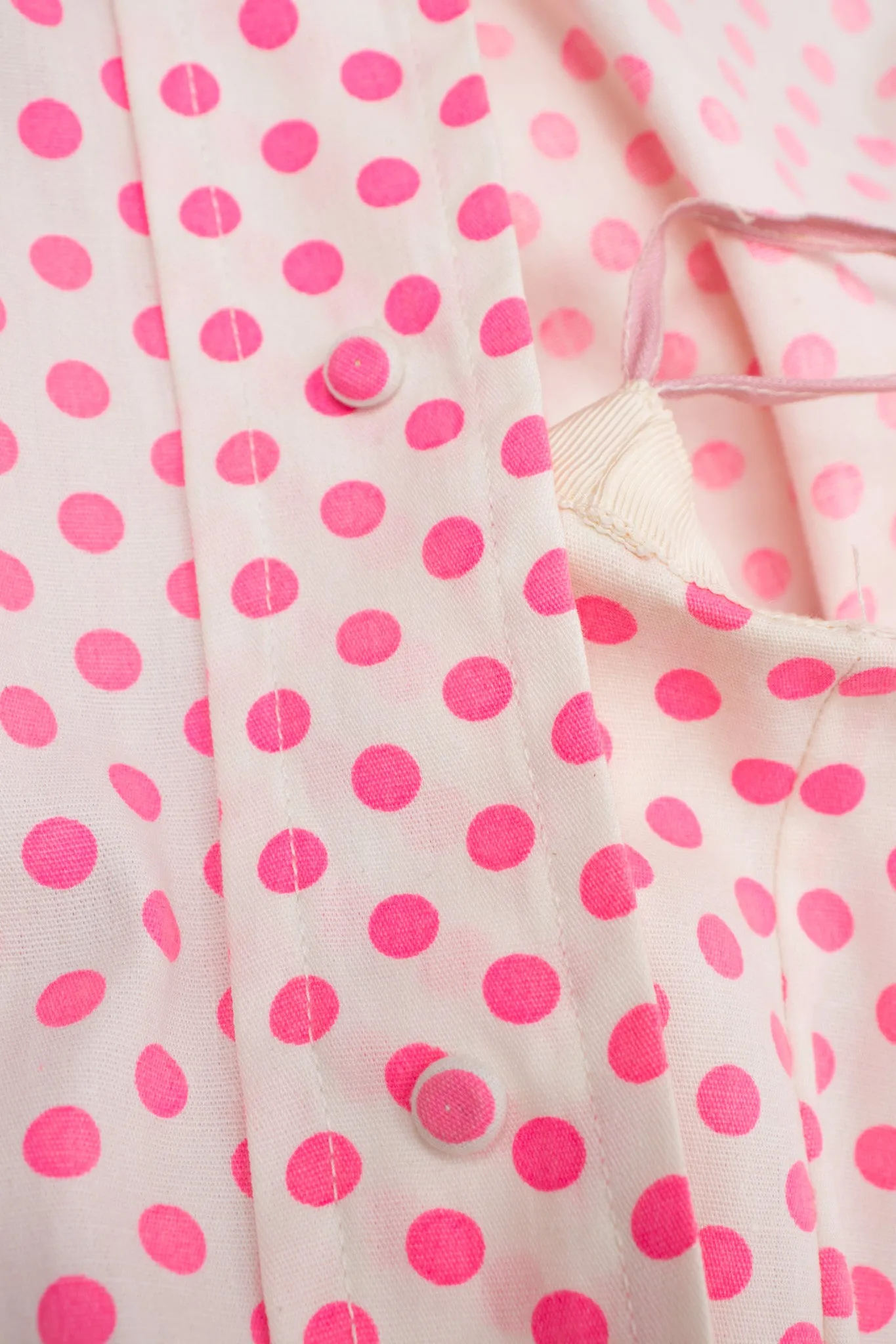 Flowerpot Appliqué Dot Shirt & Skirt Set