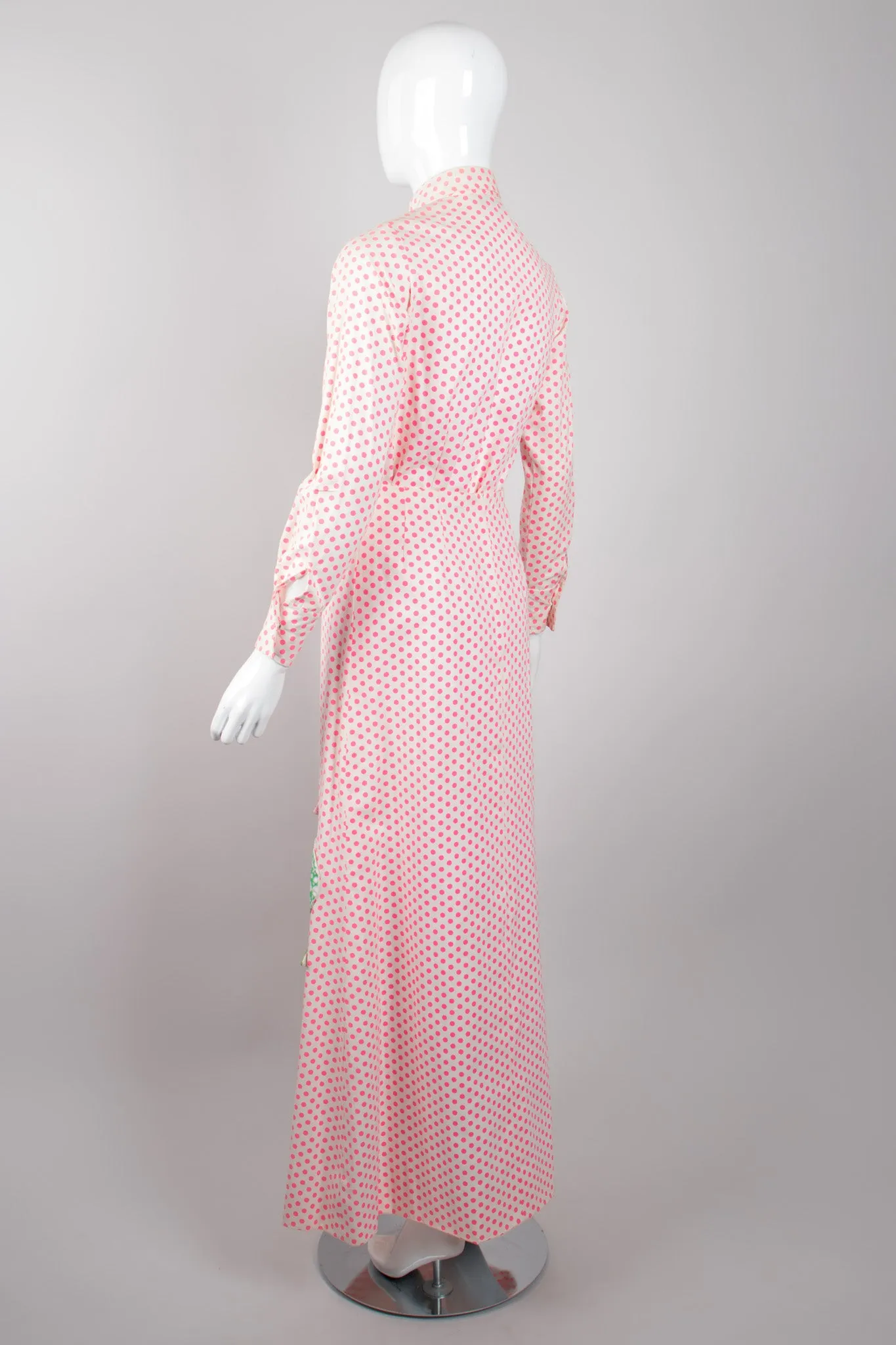 Flowerpot Appliqué Dot Shirt & Skirt Set