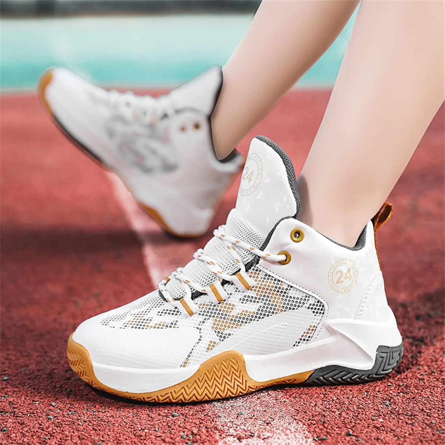 Girls & Boys Basketball Shoes Boys High Top Sneakers Youth Girls Tennis Shoes Basketball Sneakers Youth Boys