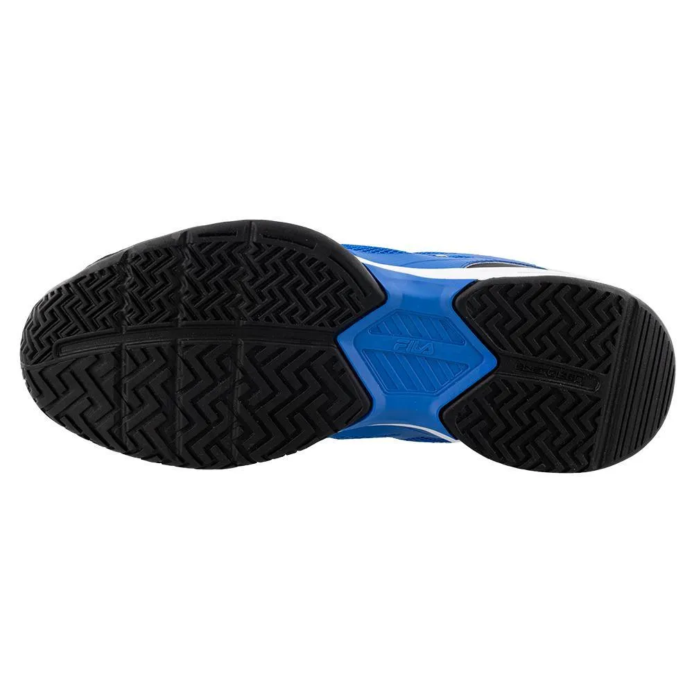 Junior`s Axilus Tennis Shoes Blue and Black