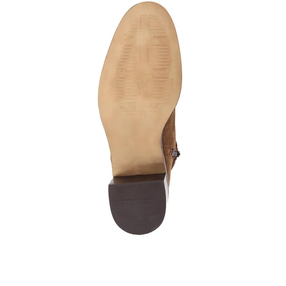 Lisabet Leather Buckle Strap Ankle Boots - LISABET / 324 249