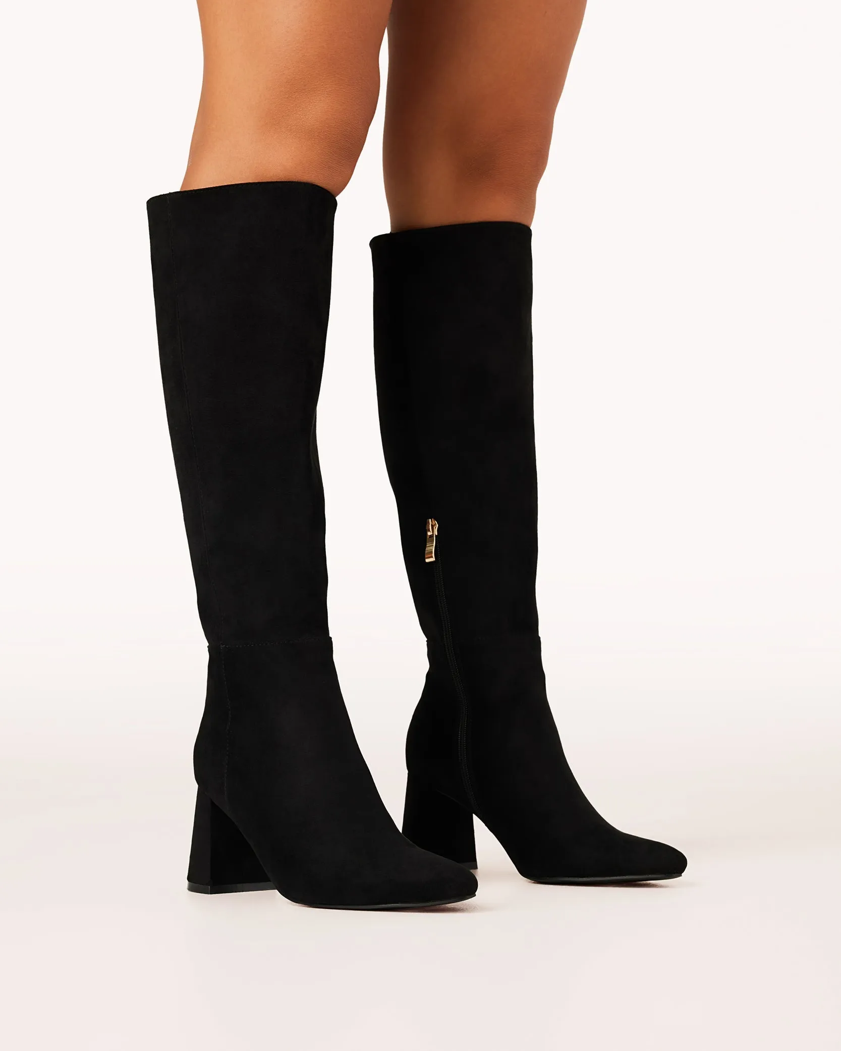 Maddison Black Suede Boot
