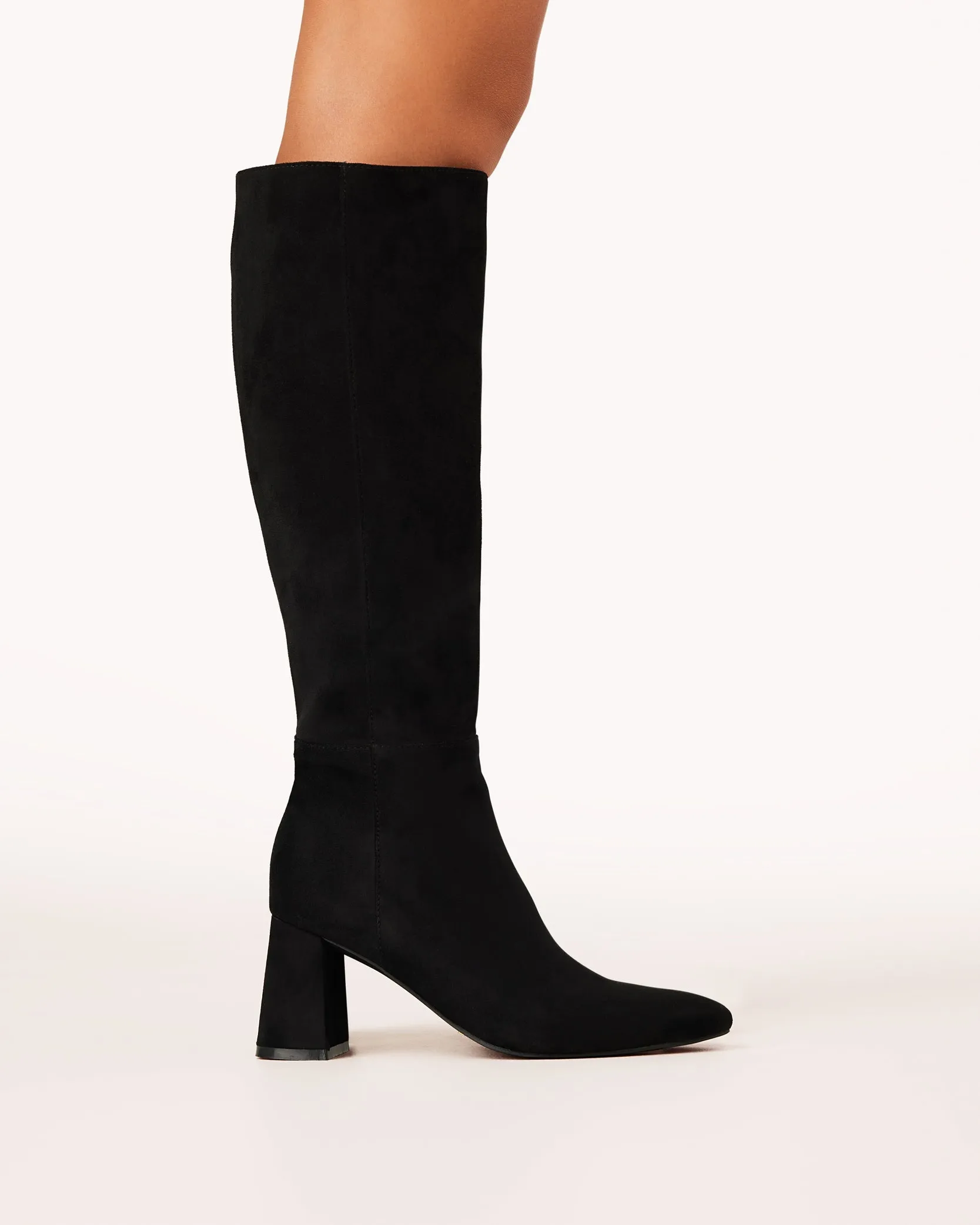 Maddison Black Suede Boot