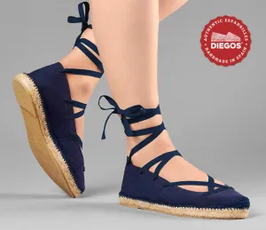 Navy ballerina