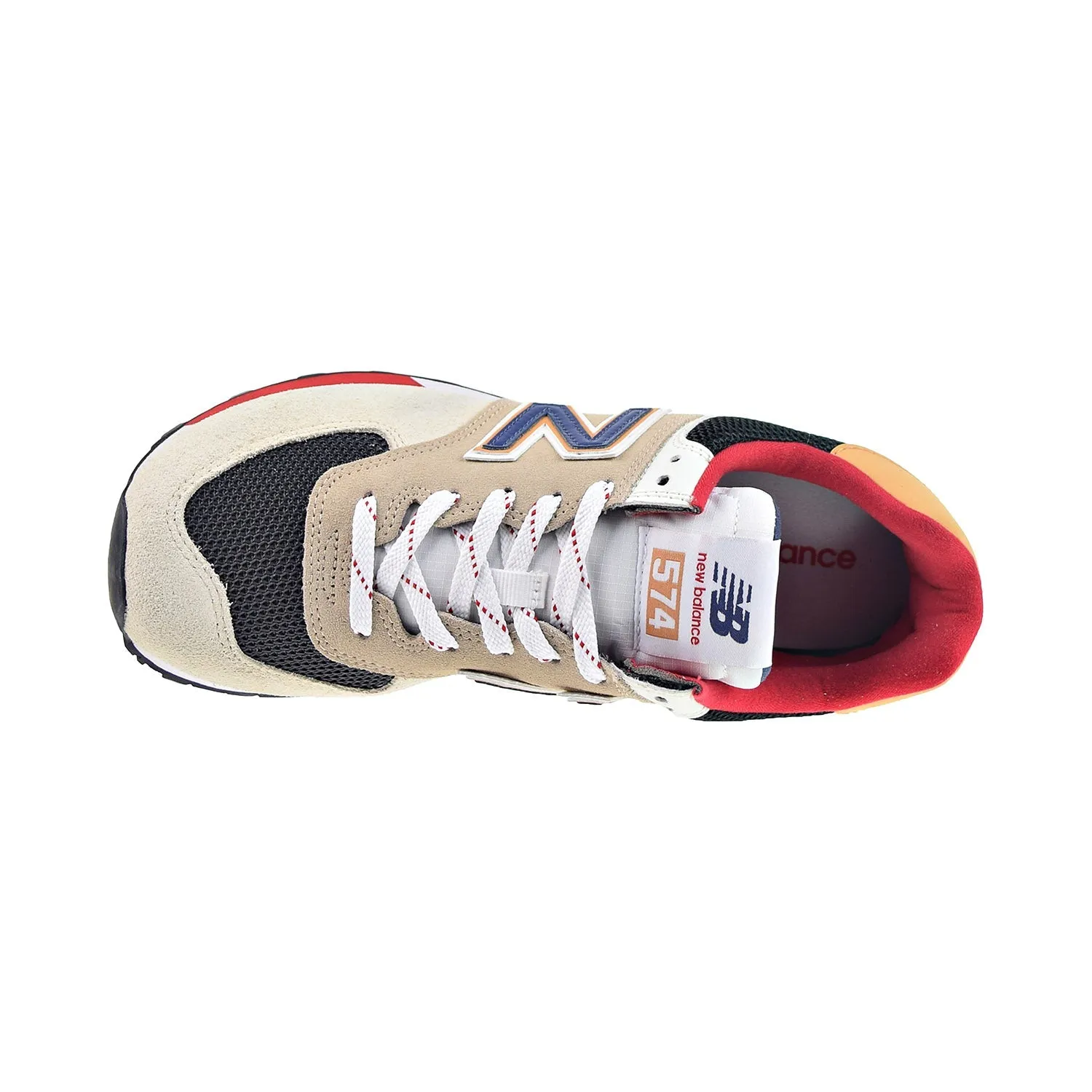 New Balance 574 Men's Shoes Tan/Blue