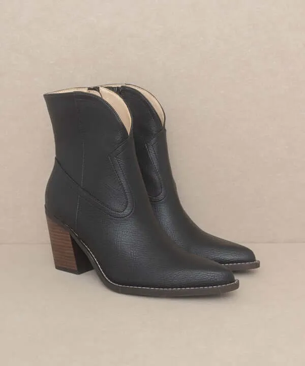 OASIS SOCIETY Harmony - Two Panel Western Booties Boots