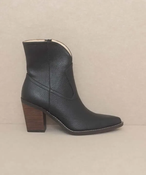 OASIS SOCIETY Harmony - Two Panel Western Booties Boots