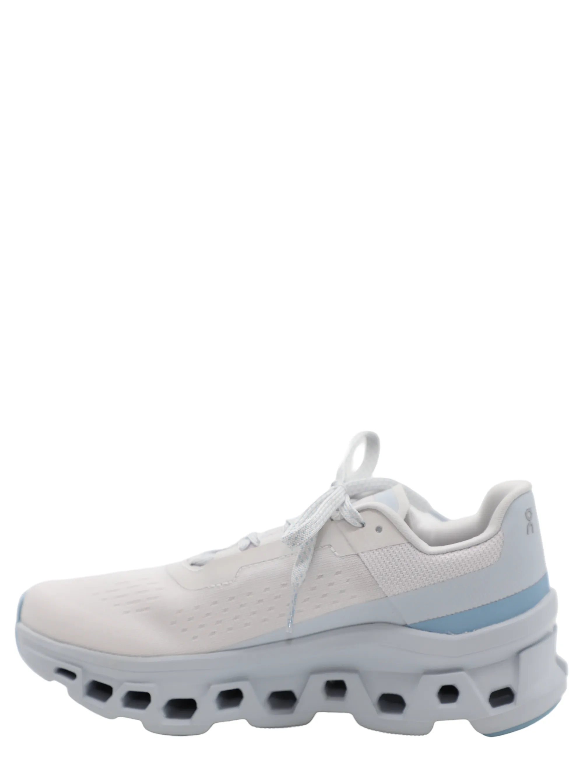 On Running Women’s Cloudmonster Sneaker in Frost/Wash