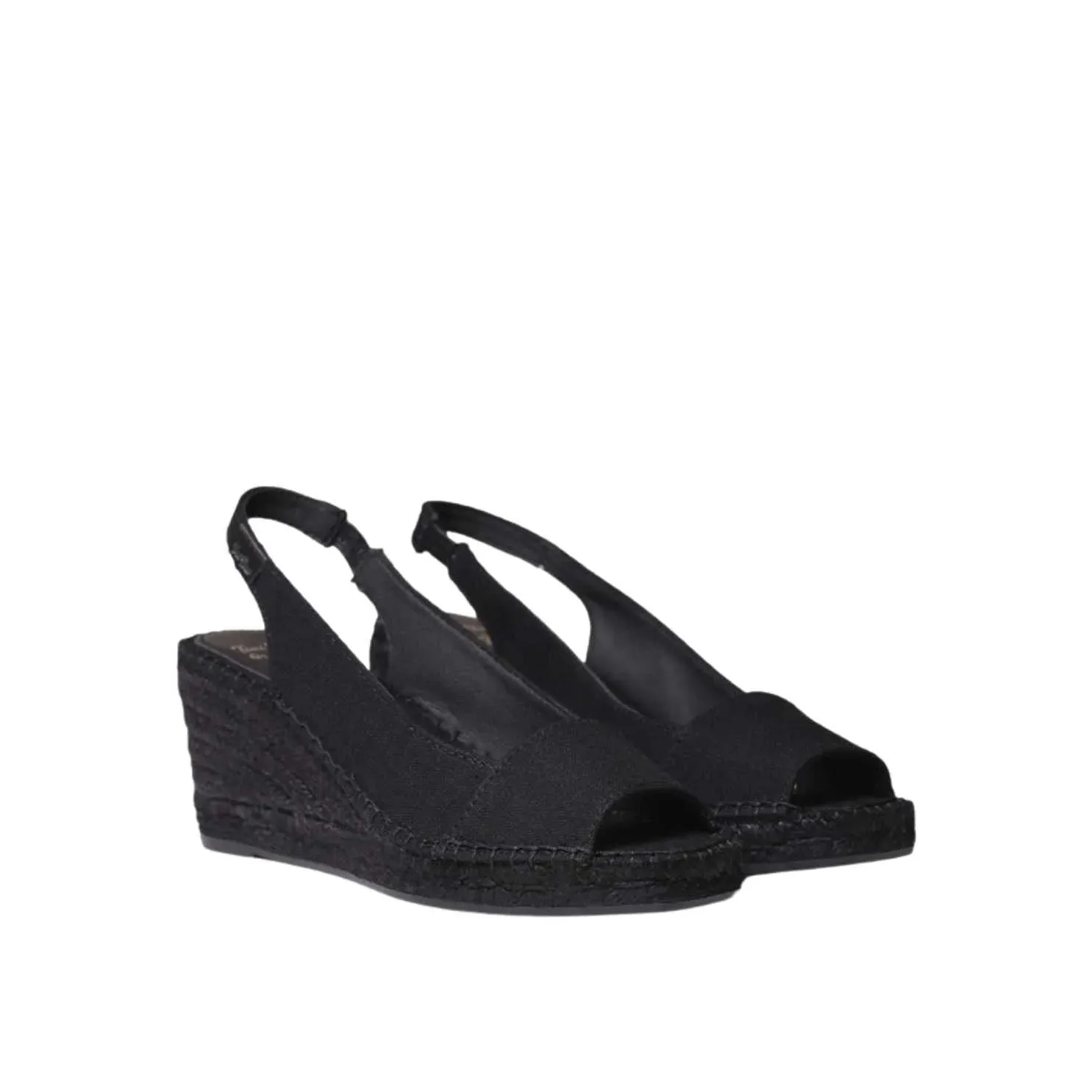 Plain Silk Wedge Espadrille for Women - Fiore