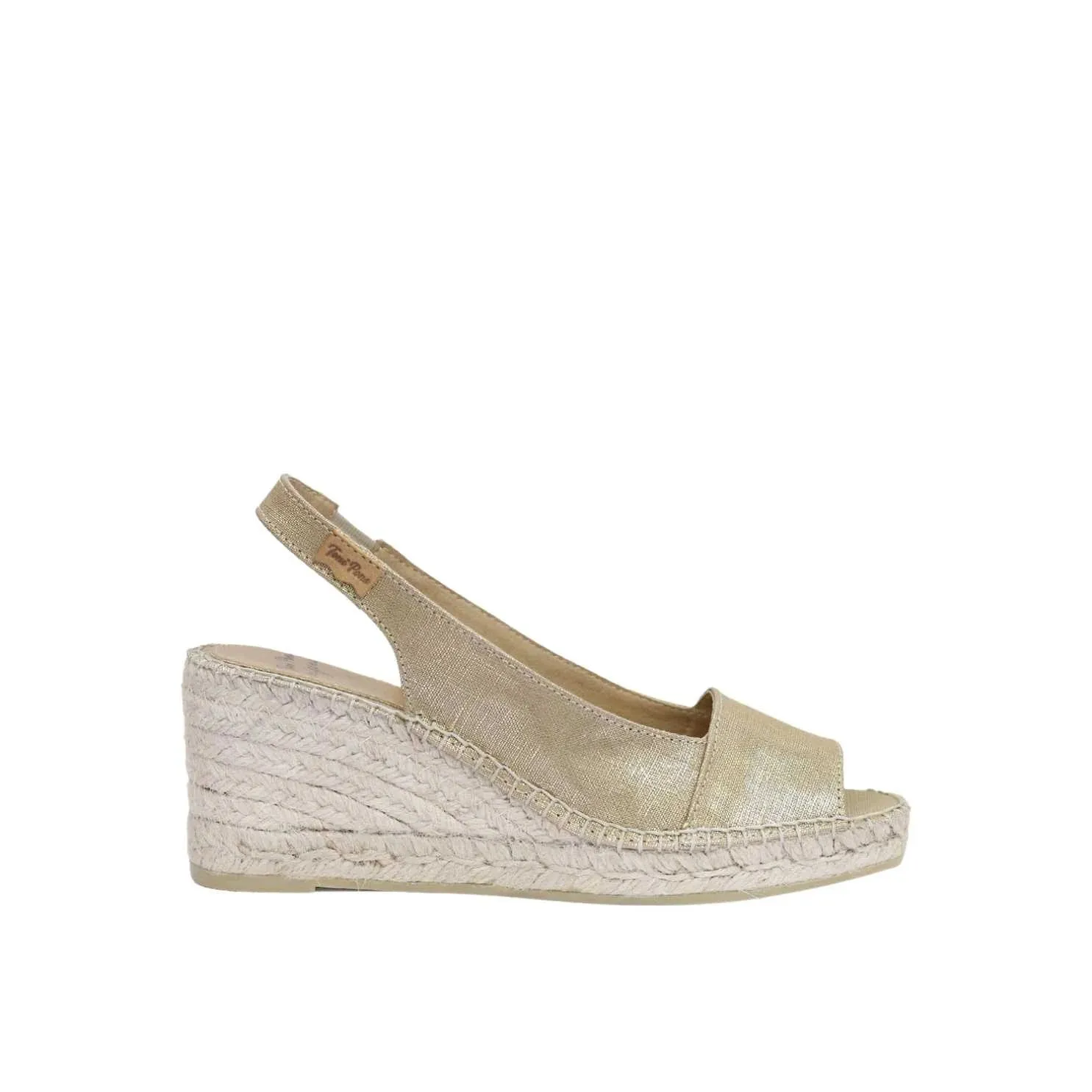 Plain Silk Wedge Espadrille for Women - Fiore