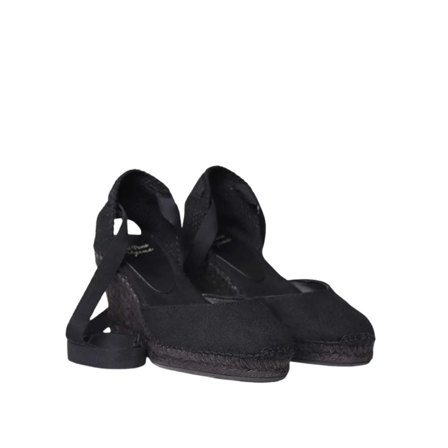 Plain Silk Wedge Espadrille for Women - Florina
