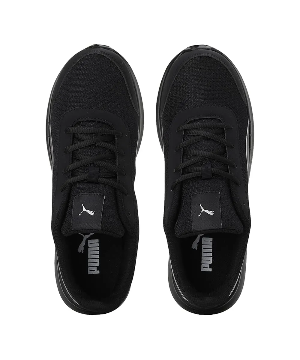 Puma mens Dazzler Black-Silver Running Shoe - 7 UK (39178201)