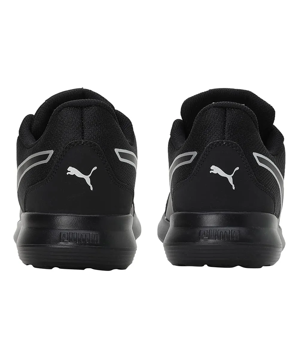 Puma mens Dazzler Black-Silver Running Shoe - 7 UK (39178201)