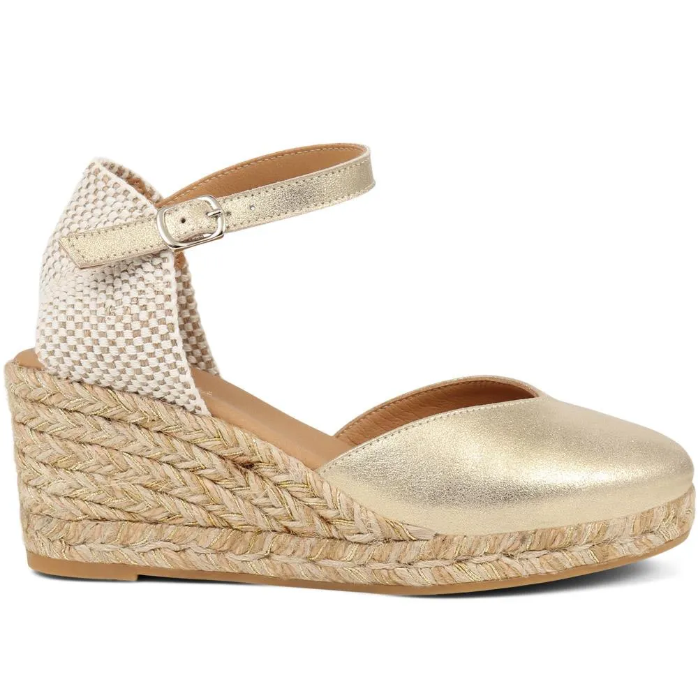 Rosina Leather Espadrilles  - ROSINA / 325 424