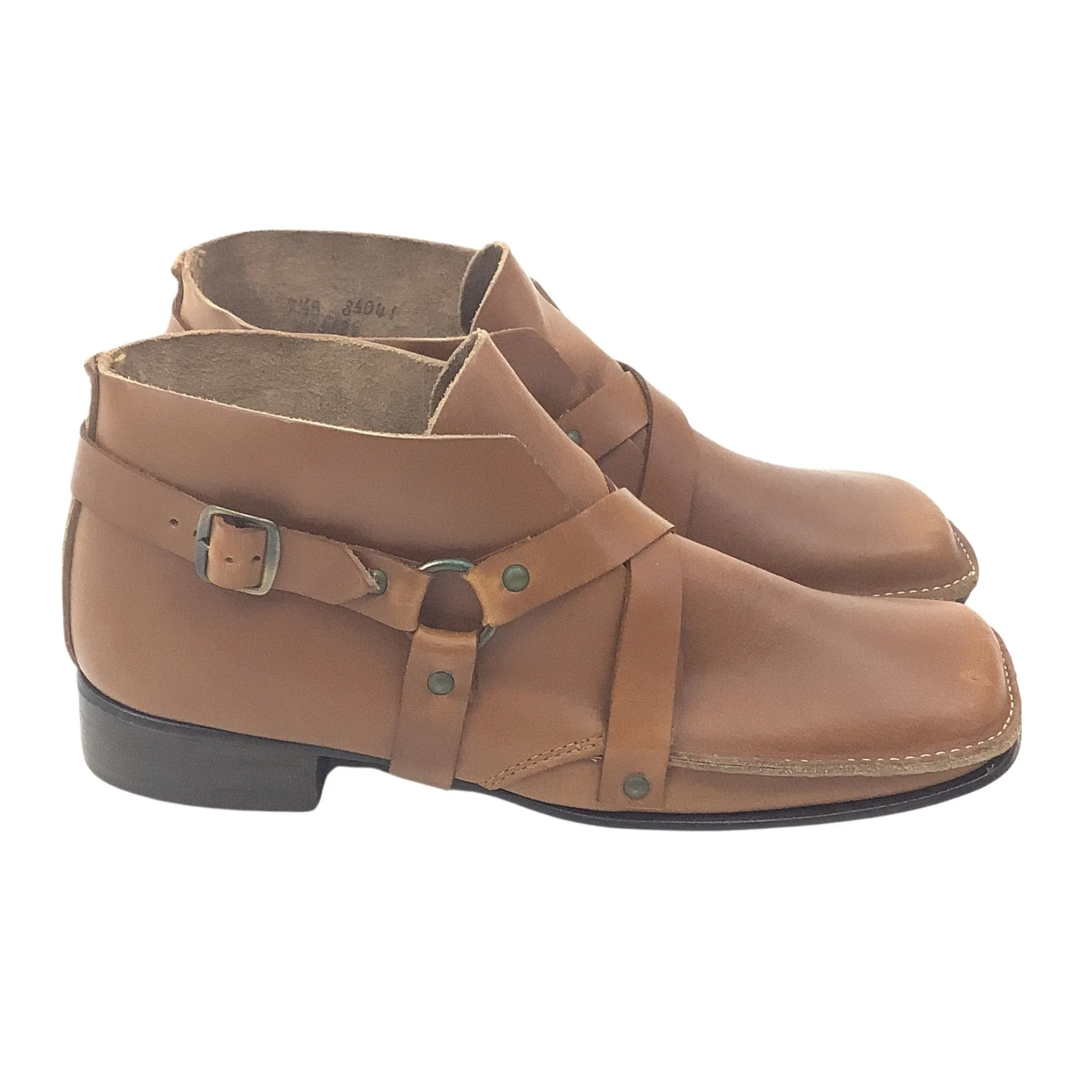 Square Toe 1950s Booties