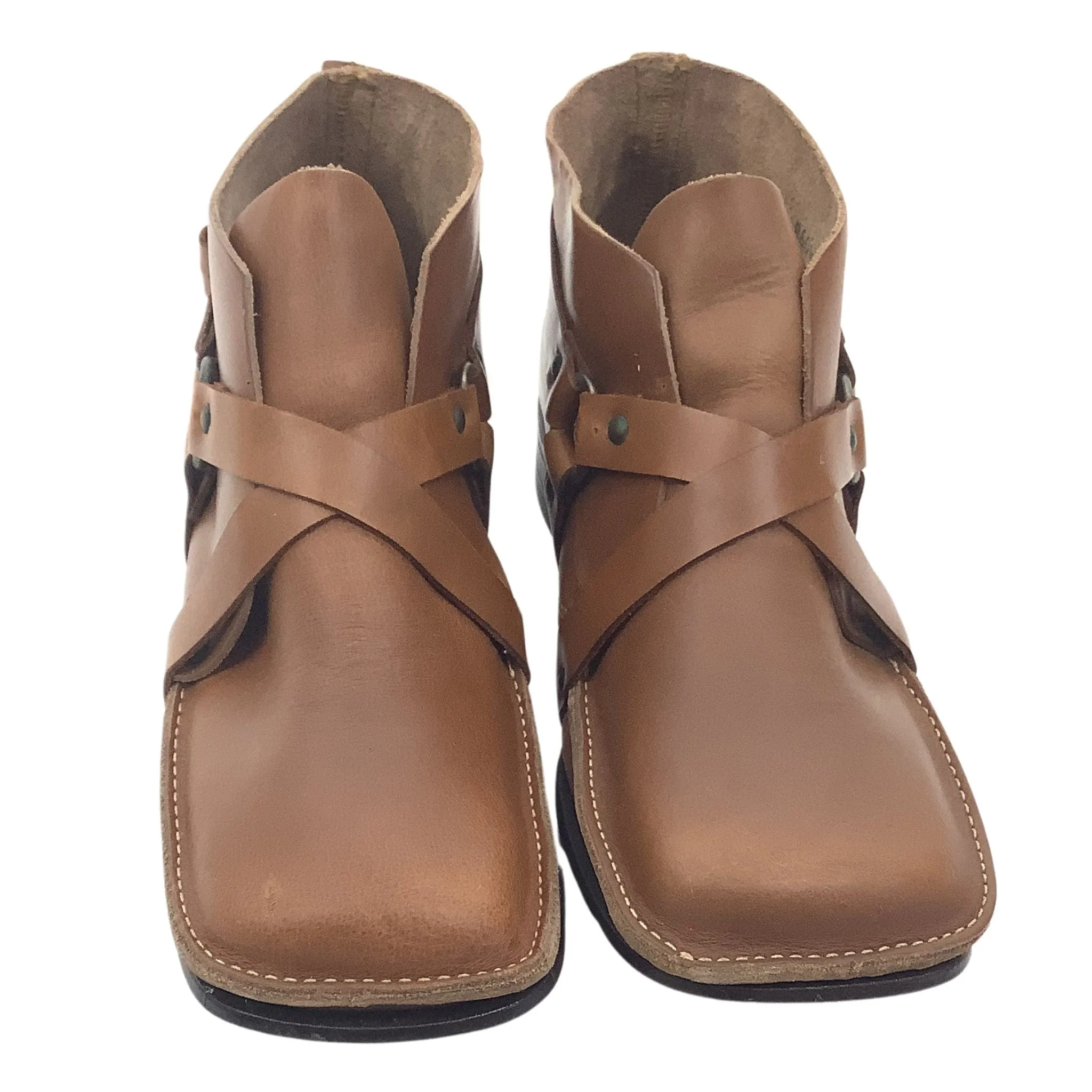 Square Toe 1950s Booties
