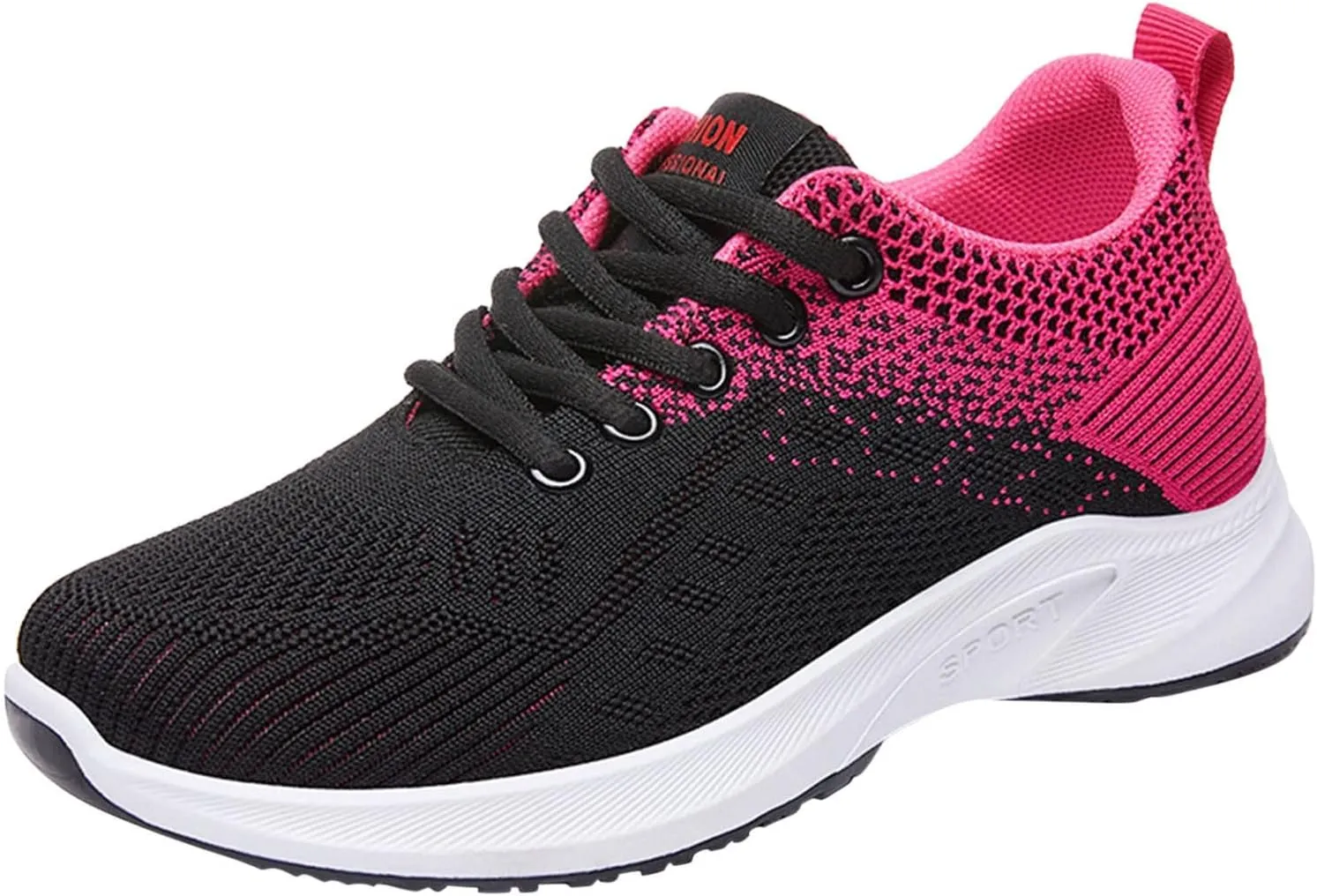 Tennis Shoes Womens Lightweight Comfortable Lace up Womens Running Shoes Wide Width Casual Shoes White Sneakers Brown Tennis Shoe Cross Trainer Shoe