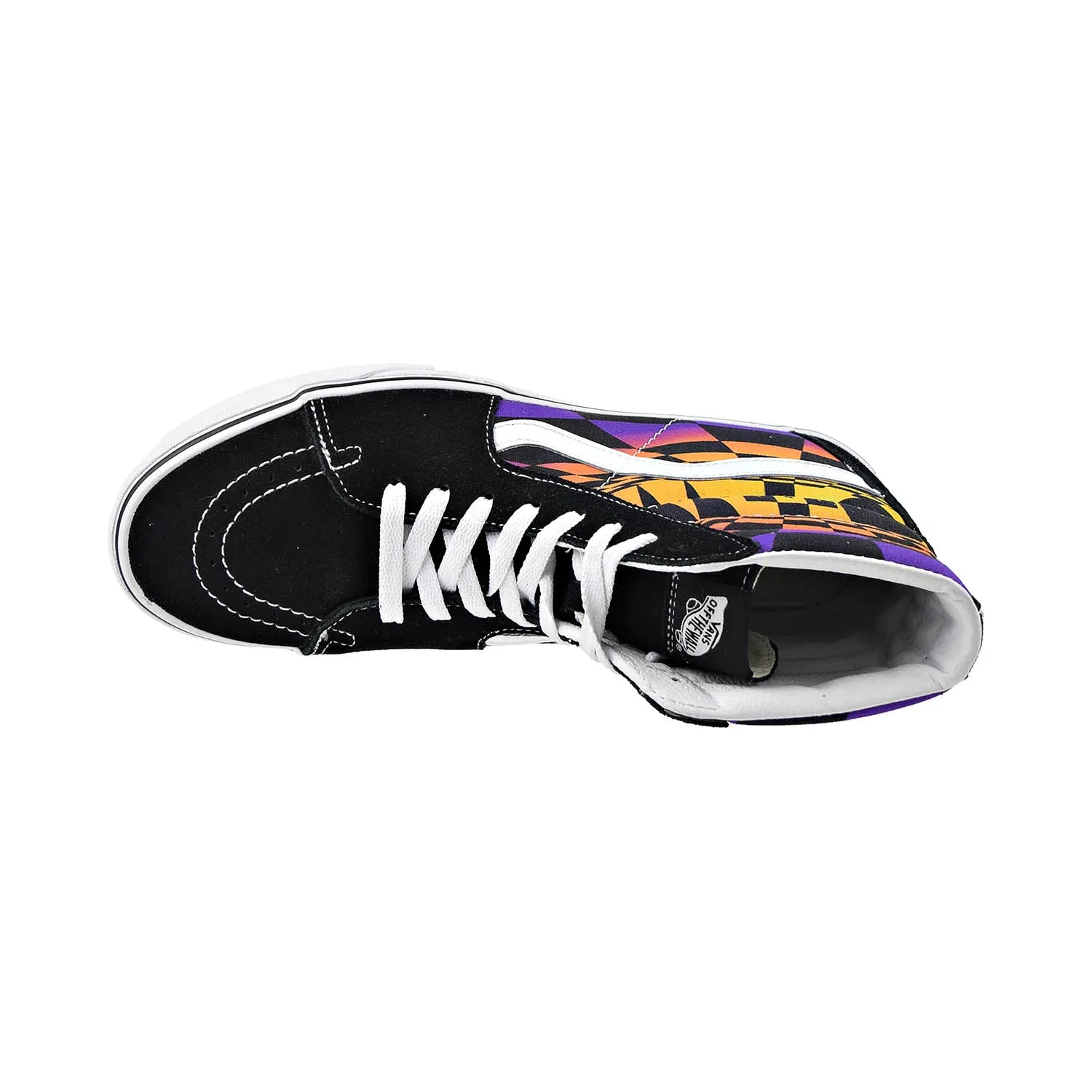 Vans Graphic Check Sk8-Hi Men's Shoes Black-Multi