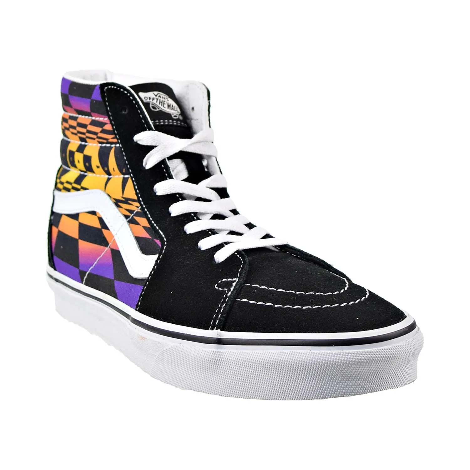 Vans Graphic Check Sk8-Hi Men's Shoes Black-Multi