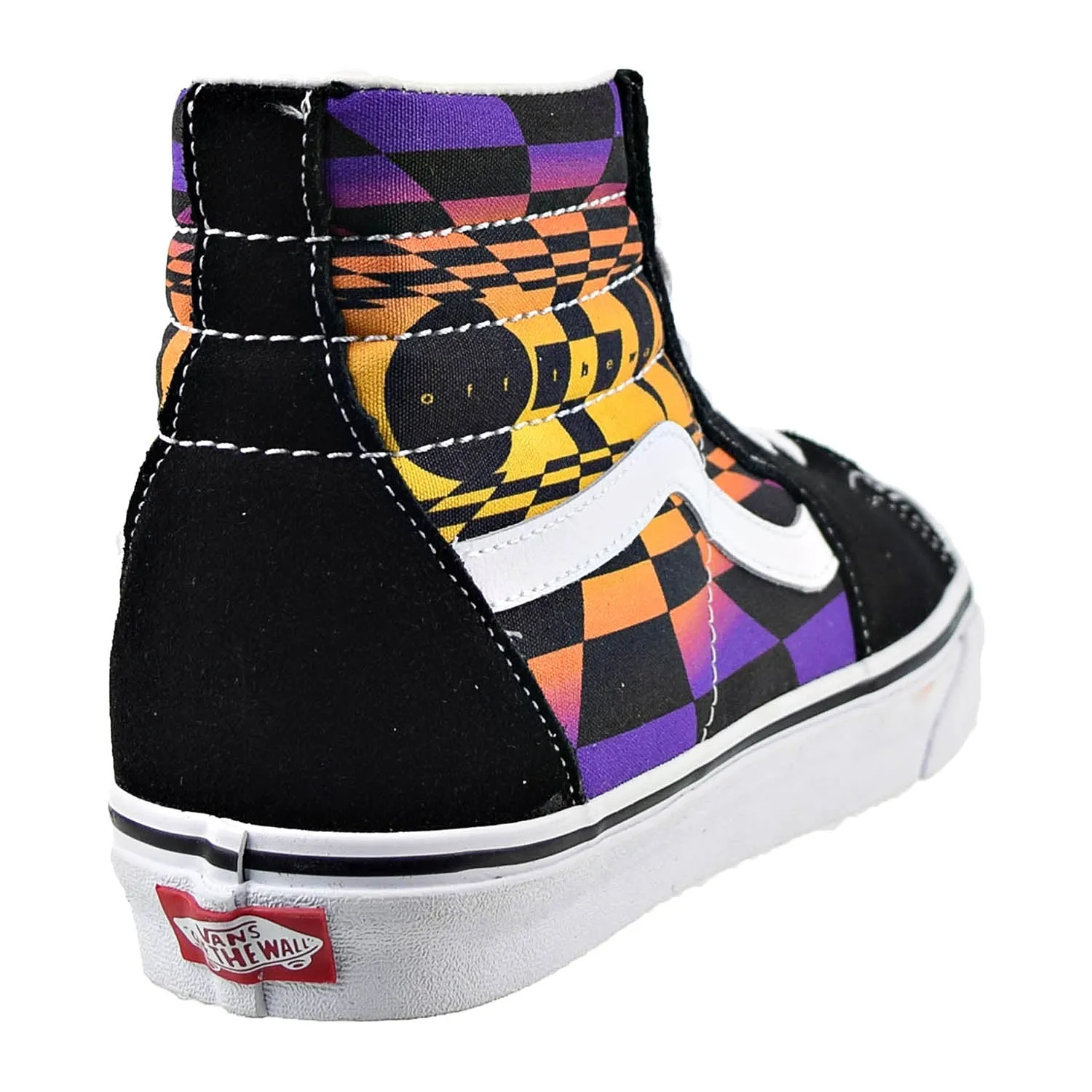 Vans Graphic Check Sk8-Hi Men's Shoes Black-Multi