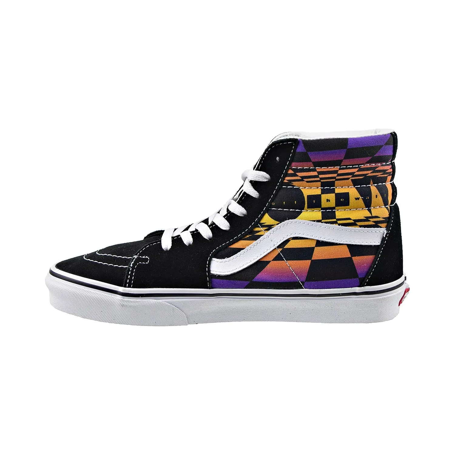 Vans Graphic Check Sk8-Hi Men's Shoes Black-Multi