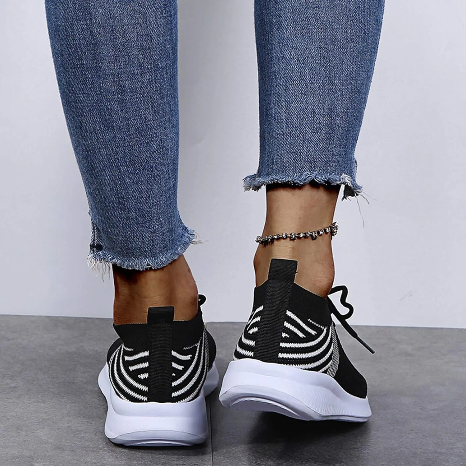 Womens High Top Sneakers White Zapatos para Mujeres Embarazadas Non Slip Winter Shoes for Women Trendy Platform Sneakers for Women 2023 Women's Non Slip Work Shoes