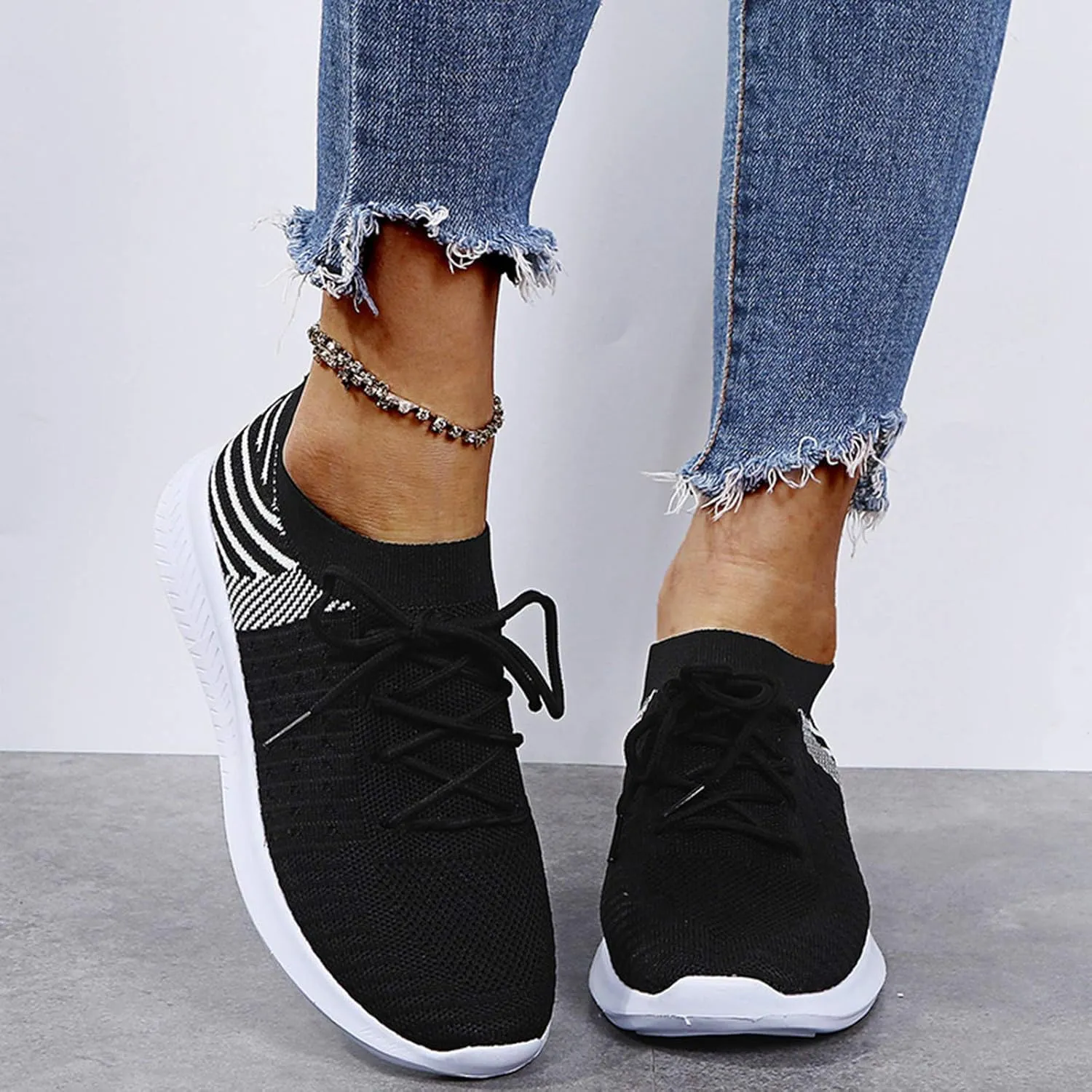 Womens High Top Sneakers White Zapatos para Mujeres Embarazadas Non Slip Winter Shoes for Women Trendy Platform Sneakers for Women 2023 Women's Non Slip Work Shoes